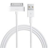 USB kabel Apple iPhone 4/4S MA591G/B, bílý (bulk)